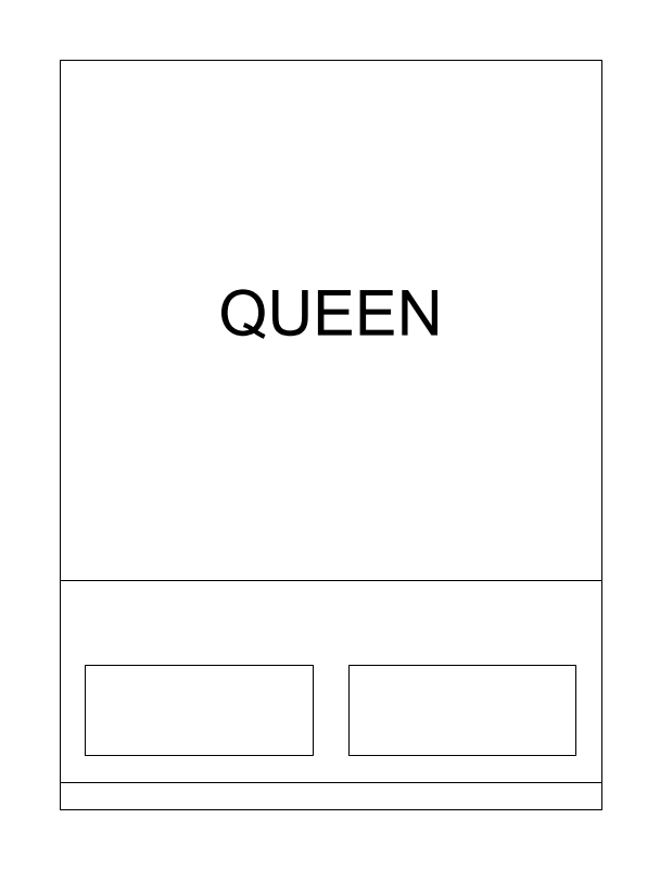 Bed plan view CAD block