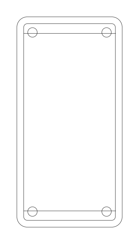 Stackable Daycare Nap Cot CAD block, plan view (DWG/DXF)