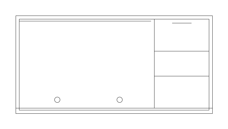 72x36 Office Desk CAD block, plan view (DWG/DXF)
