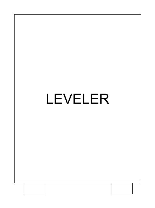 Loading-Dock Leveler plan view CAD block