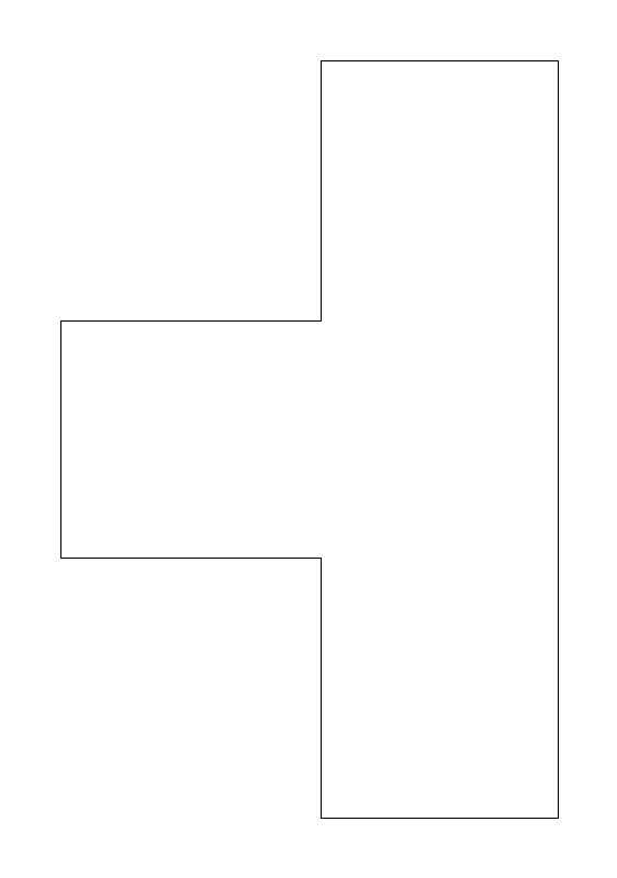 HVAC Duct Tee (West) plan view CAD block