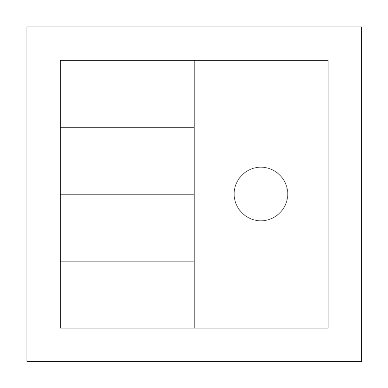 Floor Sink CAD block, plan view (DWG/DXF)
