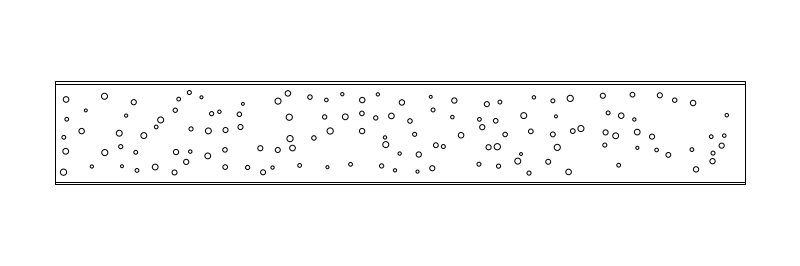 Gravel Path CAD block, plan view (DWG/DXF)