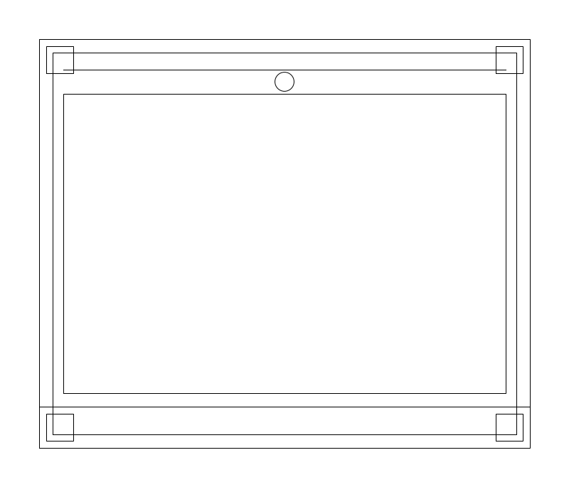 36-inch Griddle CAD block, plan view (DWG/DXF)