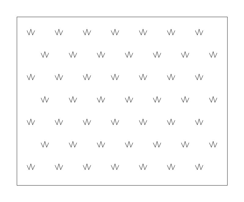 Lawn / Turf Area CAD block, plan view (DWG/DXF)