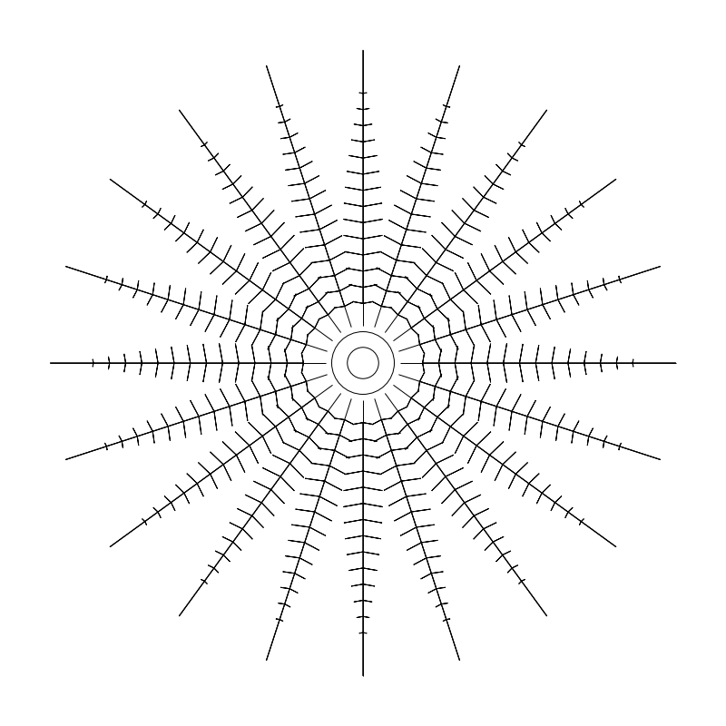 4-foot Sago Palm (Cycad) CAD block, plan view (DWG/DXF)