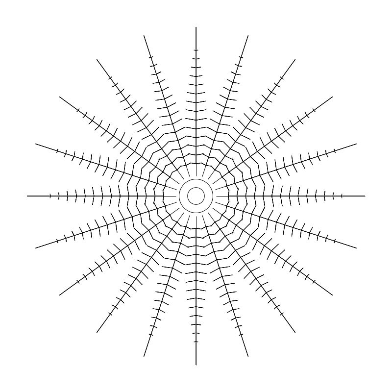 6-foot Sago Palm (Cycad) CAD block, plan view (DWG/DXF)