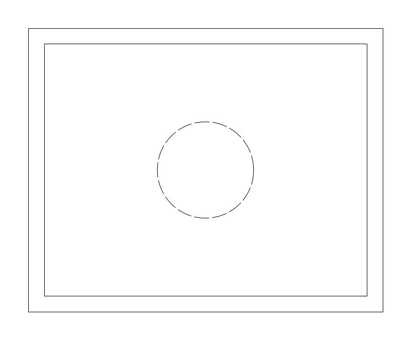 24x30 Two-Top Table CAD block, plan view (DWG/DXF)